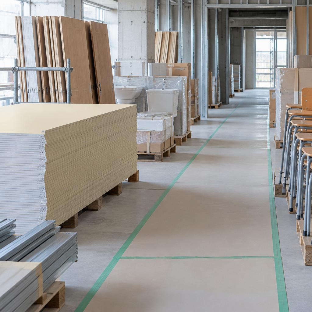 資材と現場を見極め、工程を止めない荷揚げサポート